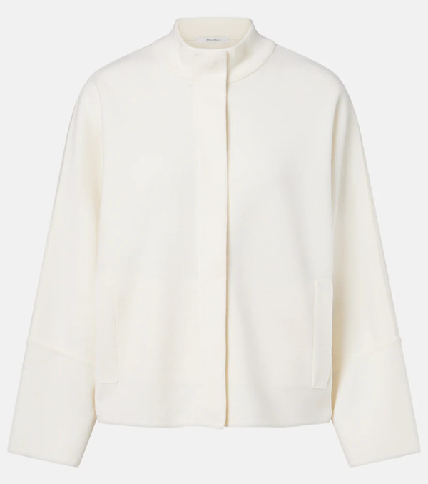  Max Mara Max Mara Cardigan In Lana Con Zip 