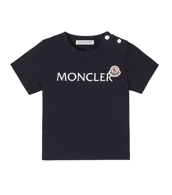  Moncler Enfant Moncler Enfant Baby - T-shirt In Jersey Di Cotone Con Logo 