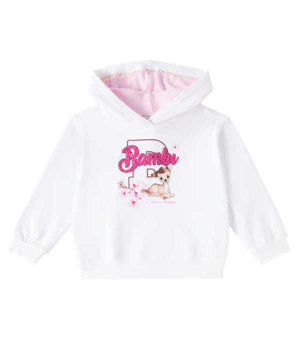  Monnalisa Monnalisa Felpa In Misto Cotone Con Cappuccio 