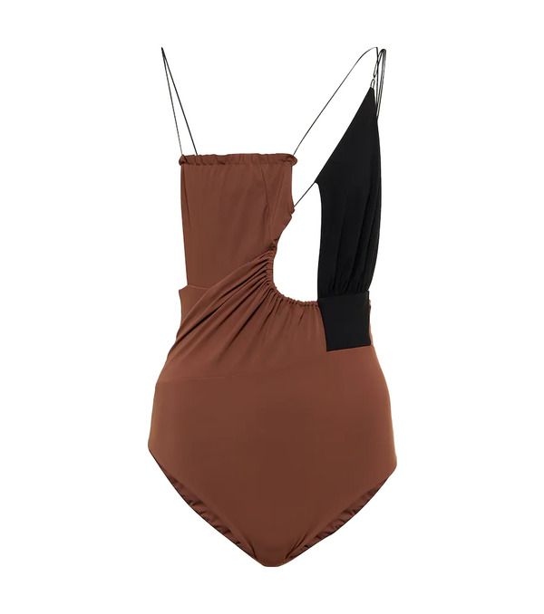  Nensi Dojaka Nensi Dojaka Costume Intero Asimmetrico Con Cut-out 