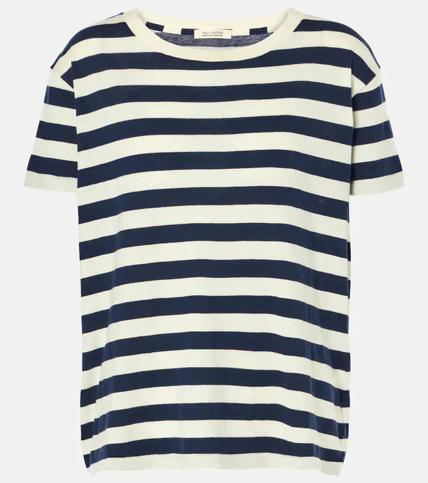  Nili Lotan Nili Lotan T-shirt Brady In Cotone A Righe 