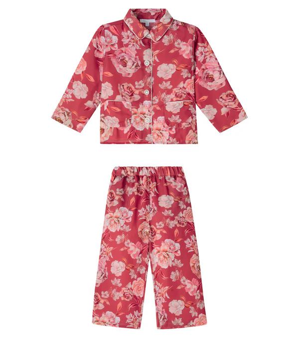  Patachou Patachou Pigiama In Chiffon Con Stampa Floreale 