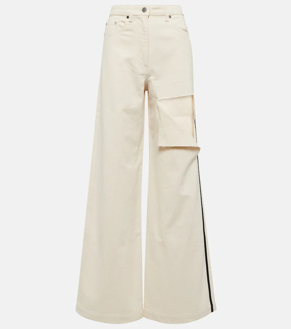  Peter Do Peter Do Jeans A Gamba Larga Con Cut-out 