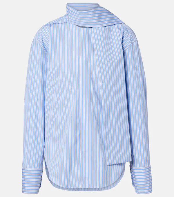  Plan C Plan C Camicia In Cotone A Righe 
