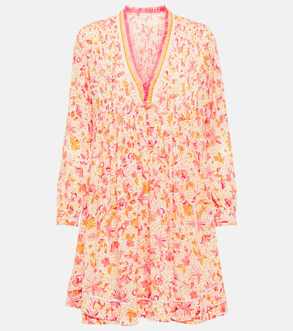 Poupette St Barth Poupette St Barth Miniabito Ola In Georgette Di Rayon 