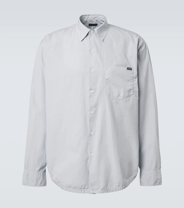  Prada Prada Camicia In Popeline Di Cotone 