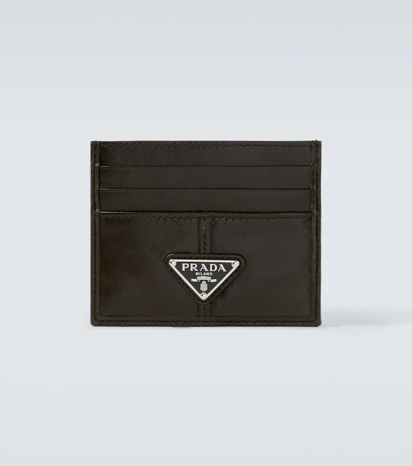  Prada Prada Portacarte In Pelle Con Logo 