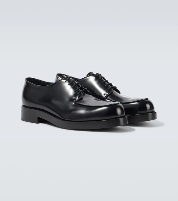  Prada Prada Stringate Derby In Pelle 