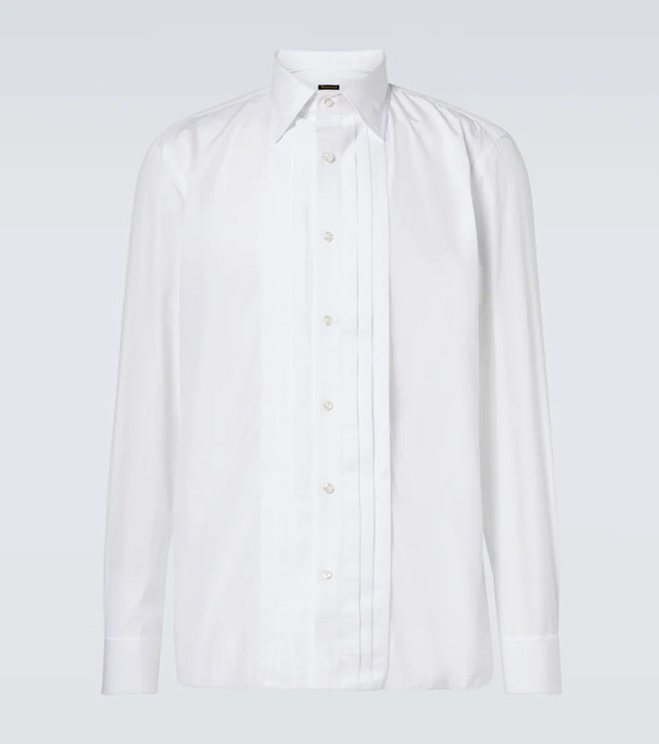  Rubinacci Rubinacci Camicia Da Smoking In Cotone Plissé 
