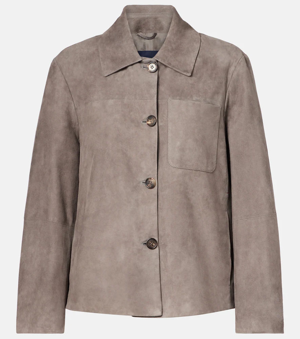  's Max Mara 's Max Mara Giacca Camicia In Suede 