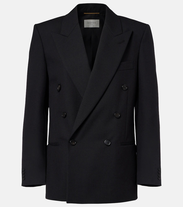  Saint Laurent Saint Laurent Blazer Doppiopetto In Lana 