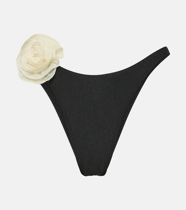 Same Same Slip Bikini Con Applicazione Floreale 