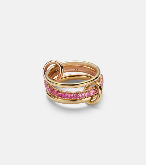  Spinelli Kilcollin Spinelli Kilcollin Anello Petunia In Oro Rosa 18kt Con Zaffiri 