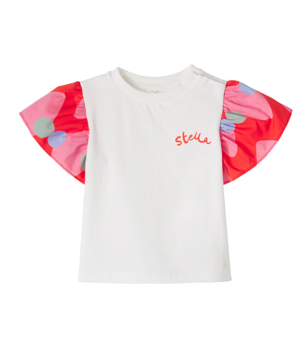  Stella Mccartney Kids Stella Mccartney Kids Baby - Top In Cotone Con Volant 