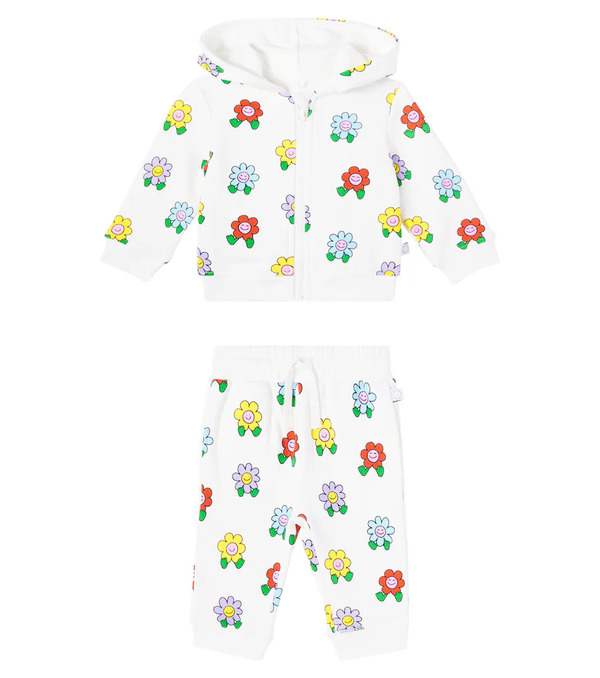  Stella Mccartney Kids Stella Mccartney Kids Baby - Tuta Flowers In Cotone 