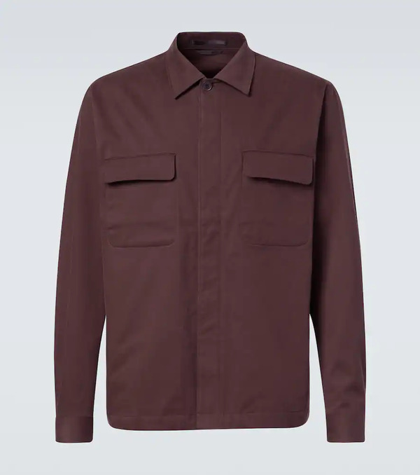  Sunspel Sunspel Camicia In Cotone E Cashmere 