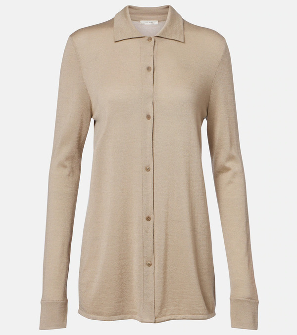  The Row The Row Camicia Ocari In Cashmere E Seta 