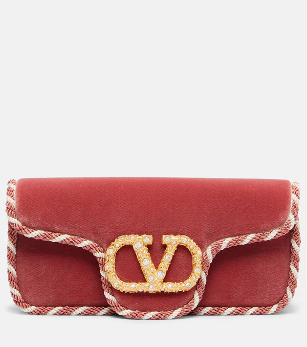  Valentino Garavani Valentino Garavani Clutch Locò Mini In Velluto 