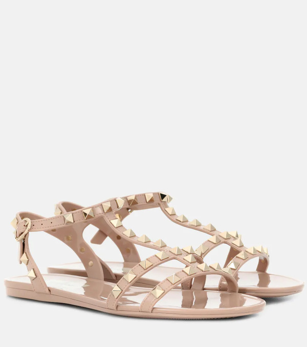  Valentino Garavani Valentino Garavani Sandali Rockstud In Pvc 