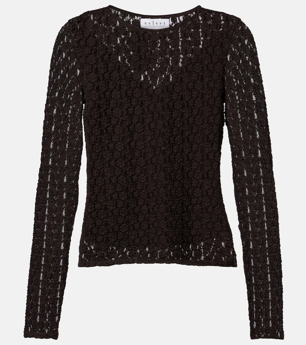  Velvet Velvet Top Tori In Pizzo 