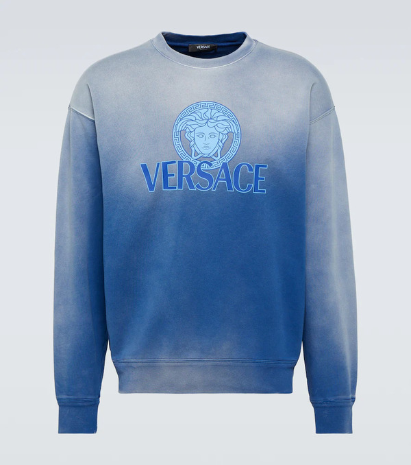  Versace Versace Felpa Medusa In Jersey Di Cotone Tie-dye 
