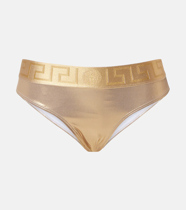  Versace Versace Slip Bikini Con Logo 