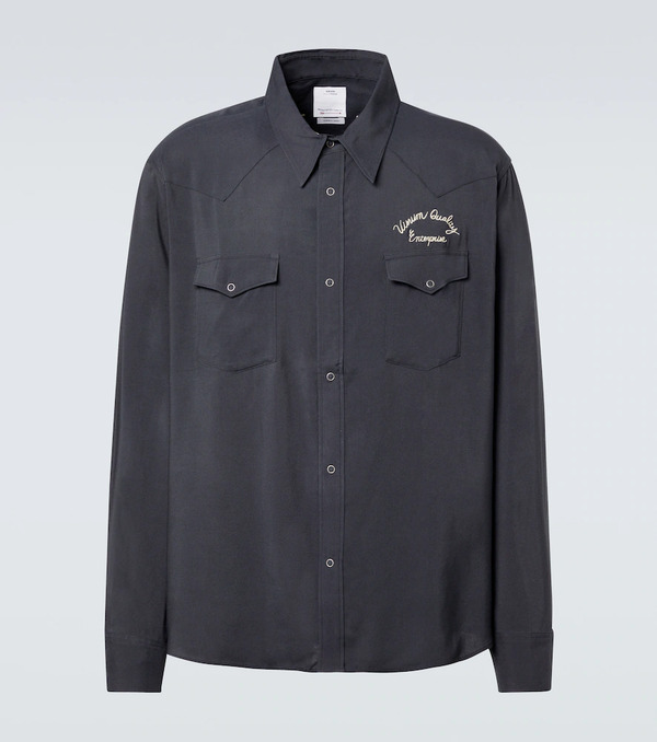  Visvim Visvim Camicia Four Corners In Canvas 