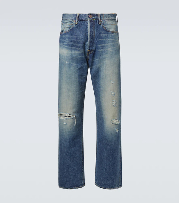  Visvim Visvim Jeans Regular Distressed Social Sculpture 01 