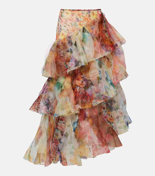  Zimmermann Zimmermann Gonna Lunga Luna Con Stampa Floreale 