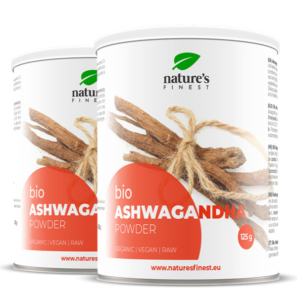  Nature's Finest Nature's Finest Ashwagandha Powder Bio | Pura Radice Di Ashwagandha Bio | Supporto Adattogeno Per Resilienza Allo Stress, Equilibrio Dell’umore E Chia 