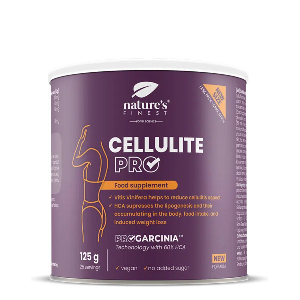  Nature's Finest Nature's Finest Cellulite Pro | Beauty Drink Per Supporto Estetico Della Cellulite | Garcinia Hca + Estratto Di Vino Rosso Per Cosce E Fianchi Più Lis 