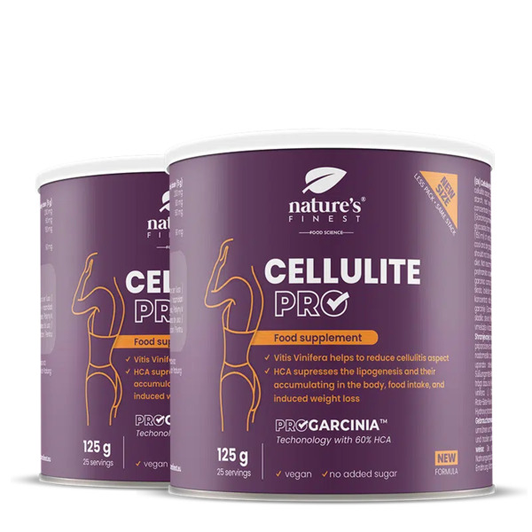  Nature's Finest Nature's Finest Cellulite Pro | Beauty Drink Per Supporto Estetico Della Cellulite | Garcinia Hca + Estratto Di Vino Rosso Per Cosce E Fianchi Più Lis 