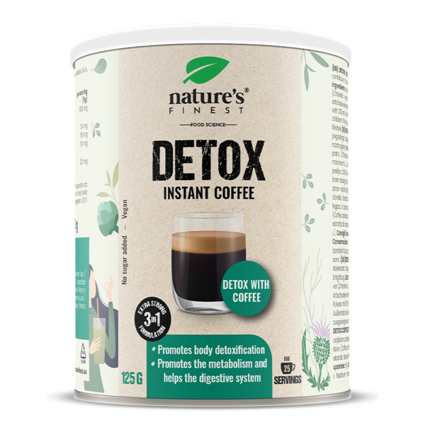  Nature's Finest Nature's Finest Detox Coffee | Caffè Detox Con Clorella, Cardo Mariano E Carciofo | Miscela Arabica Per Supporto Digestivo E Detossinazione Delicata 