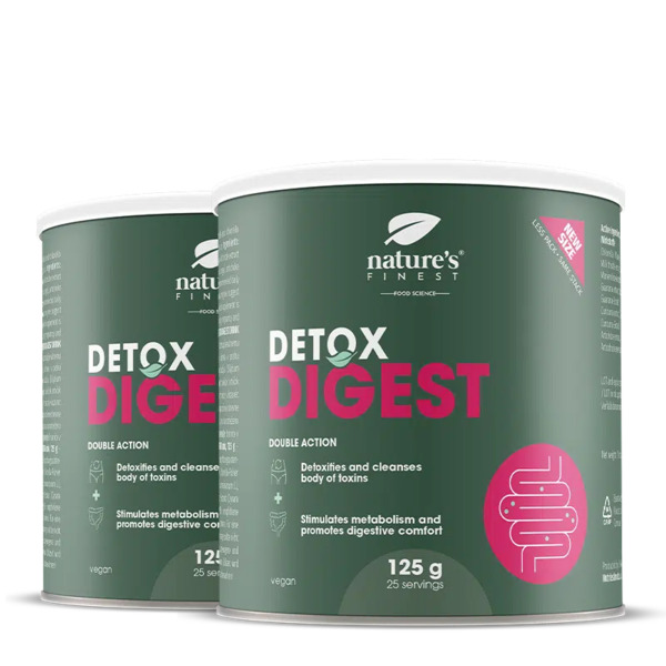  Nature's Finest Nature's Finest Detox Digest | Supporto Digestione E Detox Del Fegato | Clorella, Cardo Mariano, Carciofo + Curcuma Per Leggerezza Quotidiana 