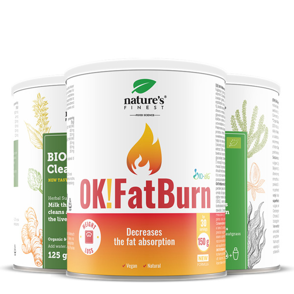  Nature's Finest Nature's Finest Detox Fatburn | Pacchetto Detox Plant-based Per Snellire | Estratto Di Alga, Cardo Mariano, Curcuma, Spirulina | Supporto Digestione,  