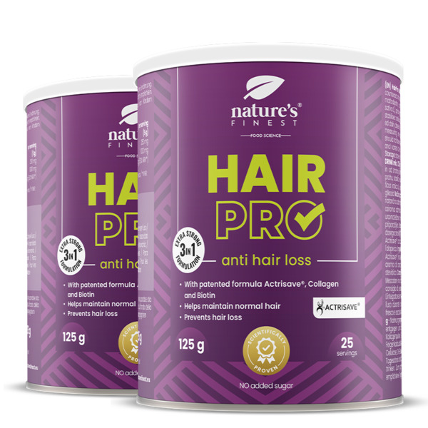  Nature's Finest Nature's Finest Hair Pro For Men | Integratore Uomo Per Supporto Caduta E Densità Dei Capelli | Actrisave, Collagene E Biotina Per Capelli Più Forti E 
