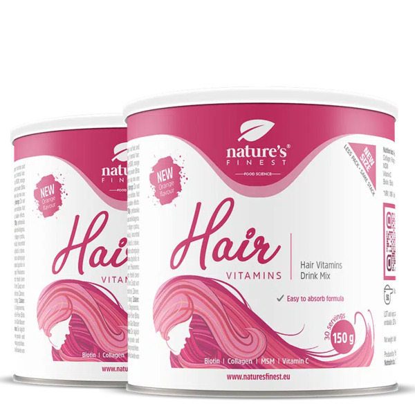  Nature's Finest Nature's Finest Hair Vitamins | Bevanda Alla Biotina Per Capelli Forti E Sani | Collagene, Msm Per Vitalità E Lucentezza | Vitamina C Per Forza Dei Ca 