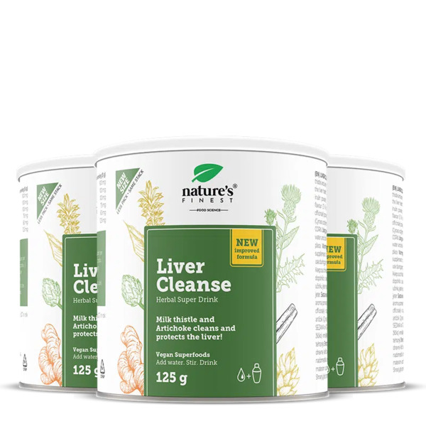  Nature's Finest Nature's Finest Liver Cleanse | Supporto Naturale Per Il Fegato | Curcuma, Cardo Mariano, Carciofo | Digestione, Detox, Equilibrio Metabolico | Fibre  