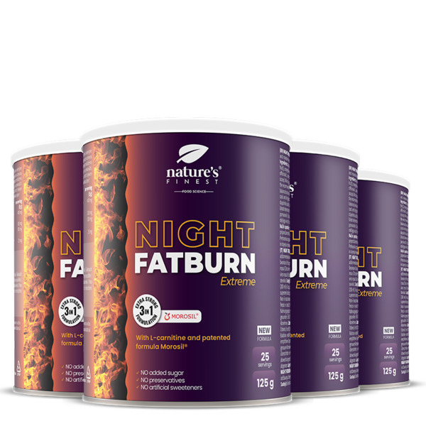 Nature's Finest 100% Morosil | 4x Night Fatburn Extreme Di Nature's Finest | Migliori Prodotti Dimagranti Notturni Nel Regno Unito | Biologico 