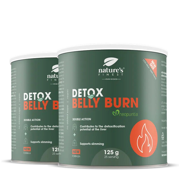  Nature's Finest Nature’s Finest Detox Belly Burn | Neopuntia Fico D’india Con Cardo Mariano, Carciofo E Clorella | Drink Detox Per Rimodellare L’addome E Supporto Sne 