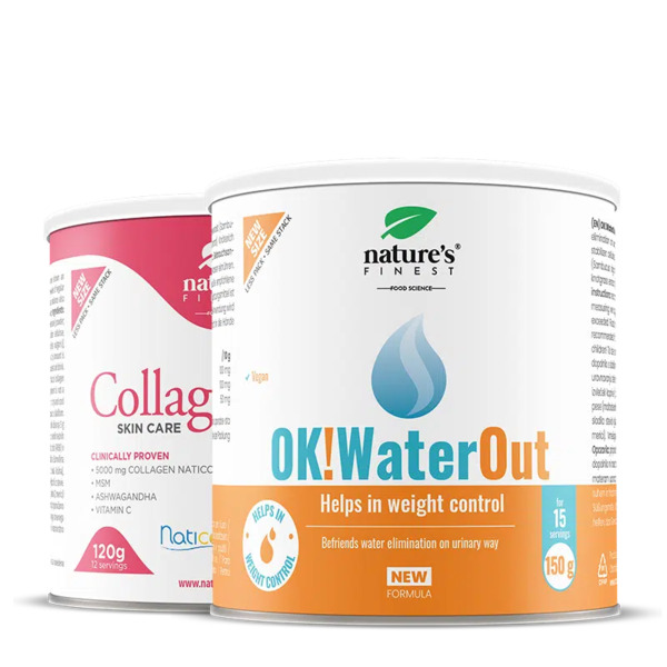  Nature's Finest Nature’s Finest Ok! Body Lift | Collagene Marino Per Compattezza Ed Elasticità Della Pelle | Waterout Per Drenaggio E Sollievo Dal Gonfiore 