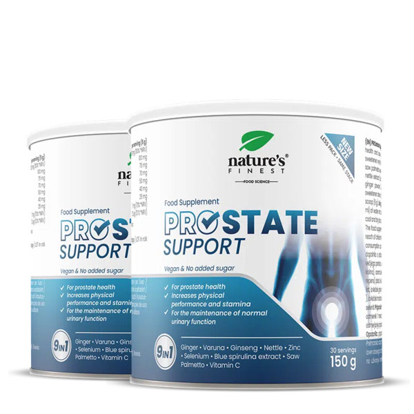  Nature's Finest Nature’s Finest Prostate Support | Integratore Per La Prostata E Vie Urinarie Uomo | Saw Palmetto, Ginseng, Ortica + Vitamina C Per Vitalità Maschile 