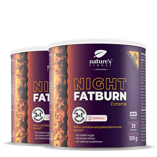  Nature's Finest Nature's Finest Night Fatburn Extreme | Morosil Arancia Rossa + L-carnitina + Radice Di Valeriana | Bevanda Serale Per Definizione Corporea E Sonno Se 