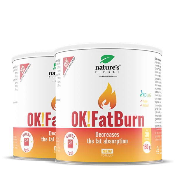  Nature's Finest Nature's Finest Ok!fatburn | Drink Per Supporto Gestione Del Peso Con Id-alg | L-carnitina, L-tirosina + Vitamina C Per Metabolismo E Controllo Calori 