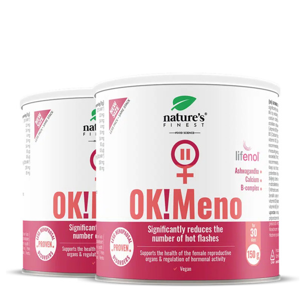  Nature's Finest Nature's Finest Ok!meno | Equilibrio Ormonale E Comfort In Menopausa | Supporto Vampate, Sudorazioni Notturne, Umore E Stress | Formula Quotidiana Men 