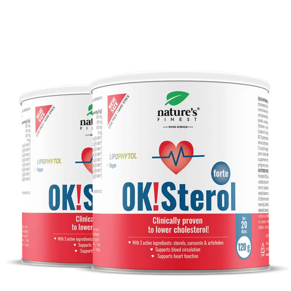  Nature's Finest Nature's Finest Ok!sterol Forte | Fitosteroli Per Supporto Colesterolo | Curcuma E Carciofo Per Equilibrio Lipidico | Complesso B Per Il Cuore 
