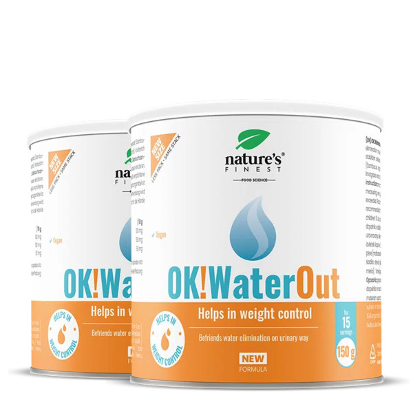  Nature's Finest Nature's Finest Ok!waterout | Supporto Naturale Ritenzione Idrica | Ortica, Sambuco E Poligono Per Drenaggio, Gonfiore E Leggerezza 