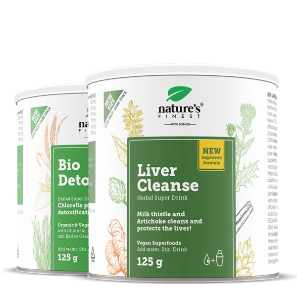  Nature's Finest Pacchetto Fegato Sano | Depurazione Del Fegato E Detox Verde | Cardo Mariano, Curcuma E Superfood Verdi Per Digestione, Grassi Ed Energia 