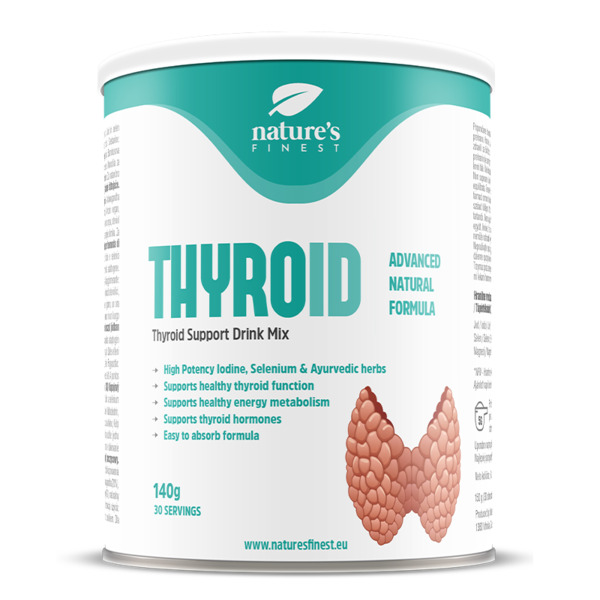  Nature's Finest Nature's Finest Thyroid | Supporto Equilibrio Tiroideo | Supporto Del Percorso Ormonale Tiroideo | Sana Funzione Tiroidea | Bevanda Quotidiana Tiroide 