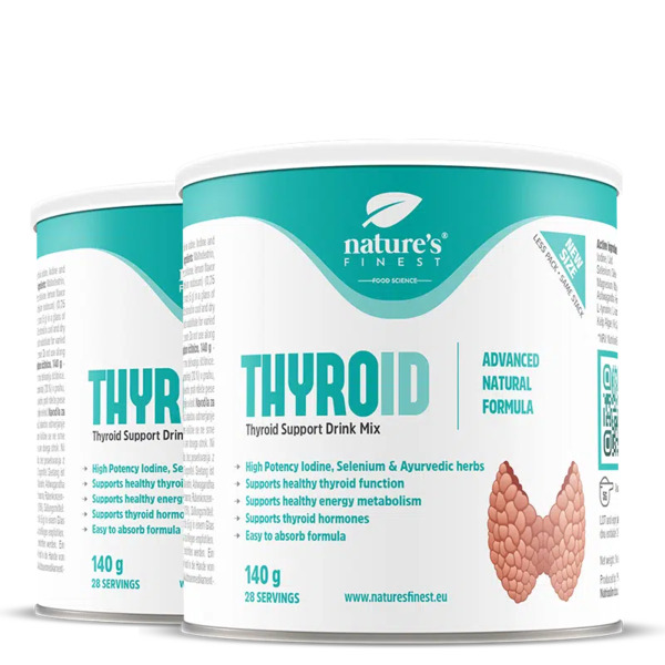  Nature's Finest Nature's Finest Thyroid  | Supporto Equilibrio Tiroideo | Supporto Del Percorso Ormonale Tiroideo | Sana Funzione Tiroidea | Bevanda Quotidiana Tiroid 